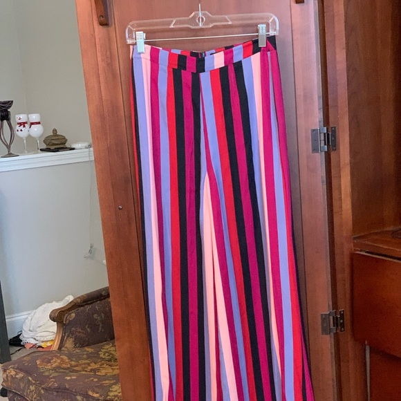 Reformation Sorrenti Pant, Isabel Multi-Color, Size 6 - Picture 3 of 6